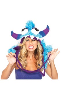 Adult Blue Bert Monster Hood