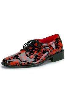 Blood Splattered Black Adult Shoes