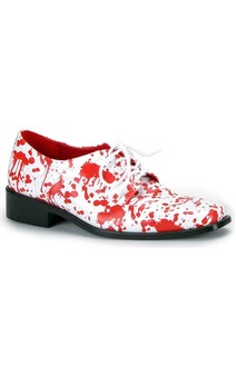 Blood Splattered White Adult Shoes