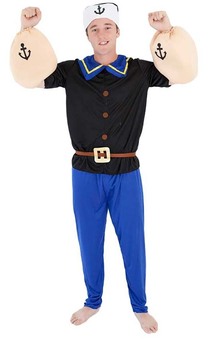 Popeye Adult Sailor Costume