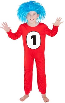 Thing 1 Cat In The Hat Child Costume