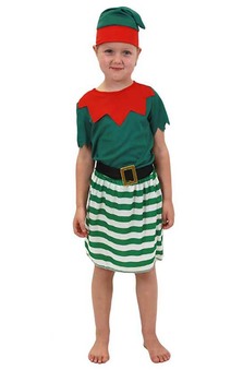 Toddler Elf Girl Christmas Costume