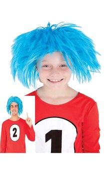 Thing 1 & 2 Cat In The Hat Child or Adult Wig