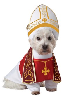 Holy Hound Priest Pope Pontif Dog Costume