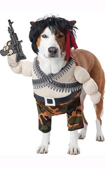 Action Hero Rambo Army Dog Costume