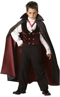 Gothic Vampire Lord Elite Deluxe Child Costume