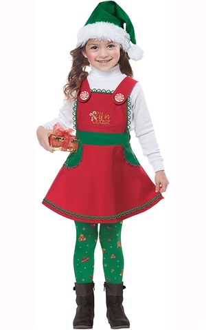 Elf In Charge Toddler Christmas Workshop Costume