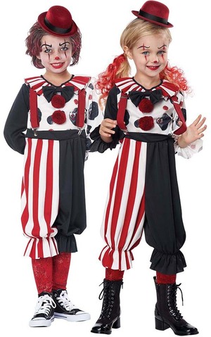 Creepy Clown Kid Toddler Costume
