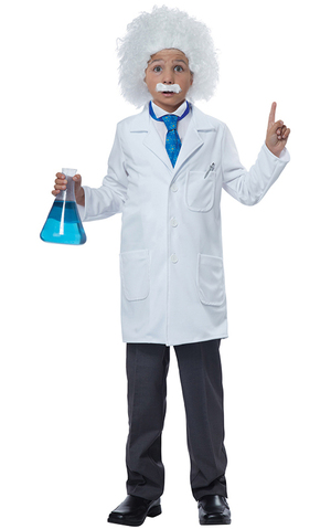 Albert Einstein Scientist Lab Coat Child Costume