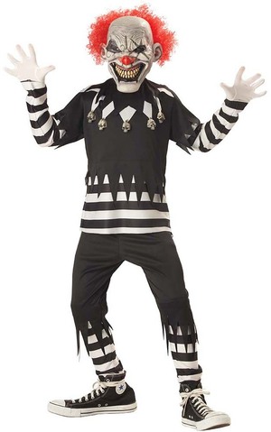 Creepy Clown Child Costume