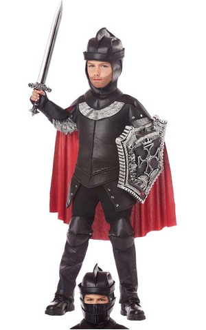 The Black Knight Child Medieval Costume