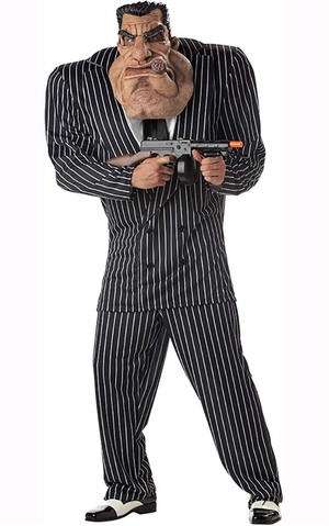 Massive Mobster Adult Al Capone Gangster Costume