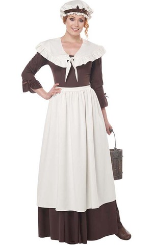 Colonial Village Woman Adult Costume