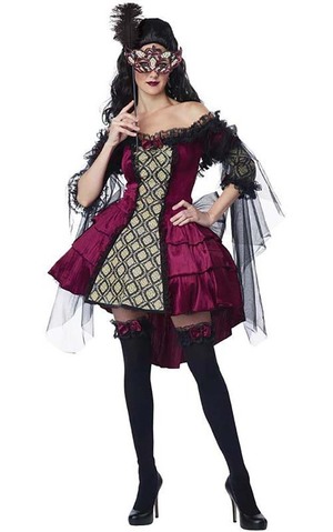 Mysterious Masquerade Adult Costume