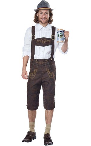 Oktoberfest Man Adult Lederhosen Costume
