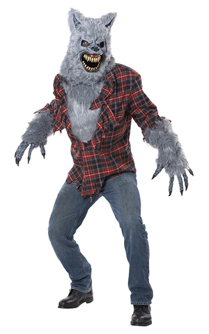 Grey Lycan Werewolf Adult Costume
