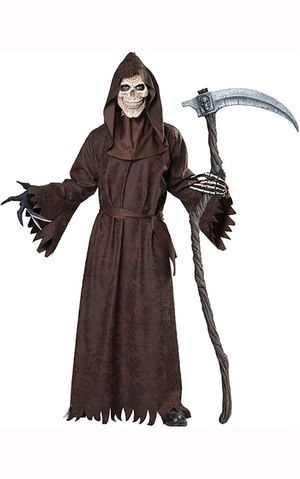 Ancient Grim Reaper Adult Warlock Costume