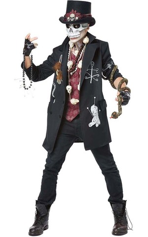 Voodoo Dude Adult Witch Doctor Costume