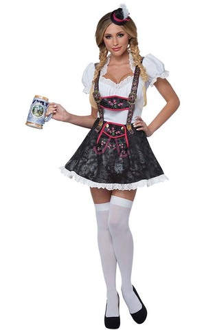 Flirty Fraulein Oktoberfest Adult Dirndl Costume
