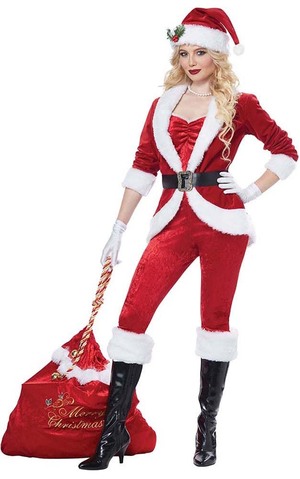 Sassy Santa Adult Christmas Costume