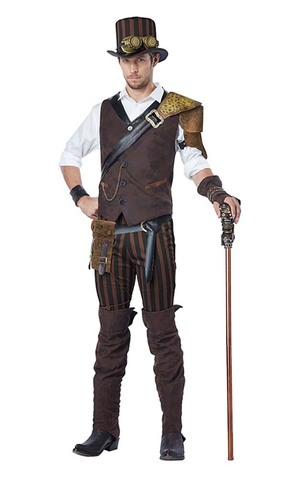 Steampunk Adventurer Adult Professor Costume