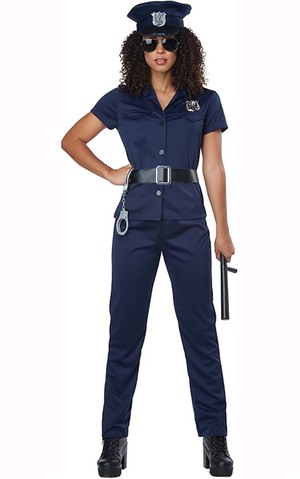 Police Woman Uniform Adult Cop Costume