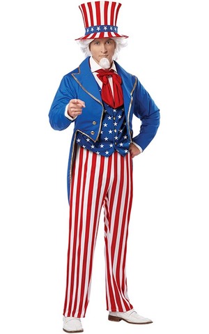 Uncle Sam Plus Size Adult Costume