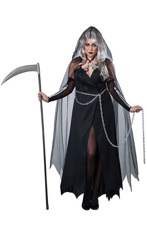 Lady Reaper Plus Size Adult Costume