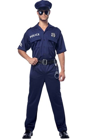 Police Plus Size Adult Cop Costume