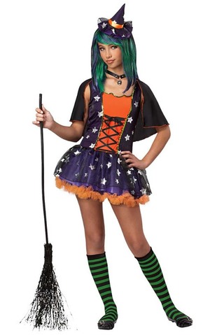 Tween Teen Twilight Witch Costume