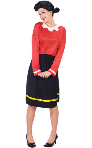 Olive Oyl Licensed PopeyeWomens Costume