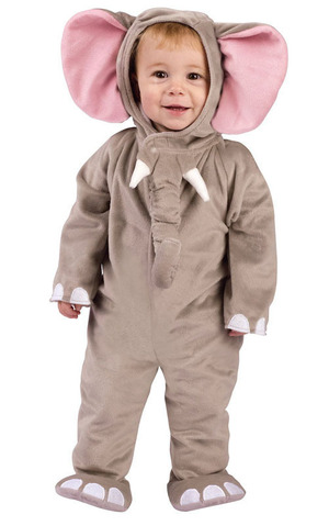 Elephaant Jumpsuit Child Costume