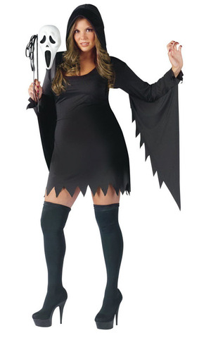 Ghost Face Sexy Scary Adults Costume