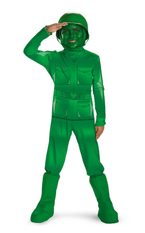 Toy Story Green Soldier Deluxe Child Costume