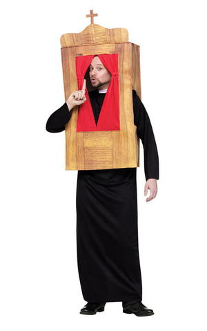 Priest Confession Box Adult Costume