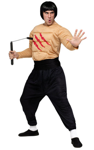 Kung Fu Bruce Lee Adult Costume