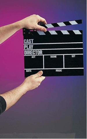 Hollywood Director's Movie Clapboard