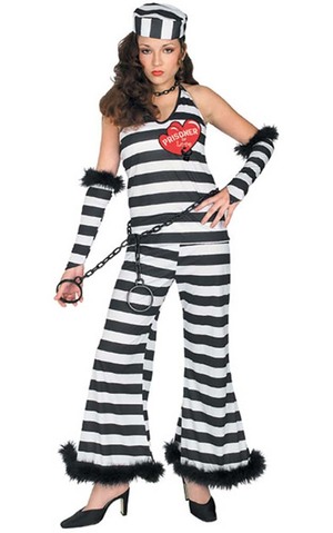 Prisoner Of Love Adult Jail Costume