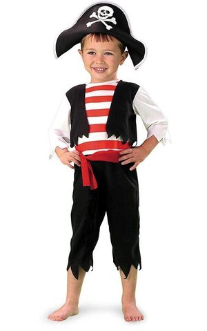 Pint Size Pirate Toddler Costume
