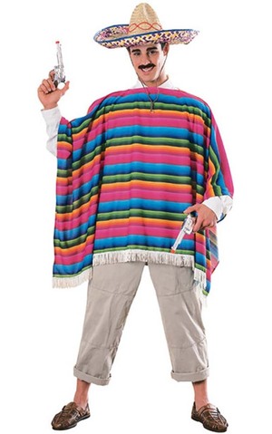 Mexican Serape Adult Costume