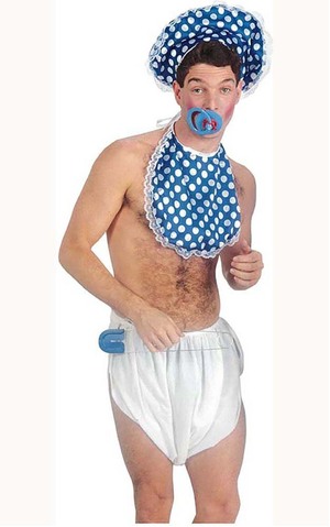 Baby Boy Adult Costume
