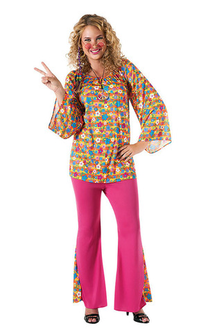 Big Mama Adult 60's Hippy Costume