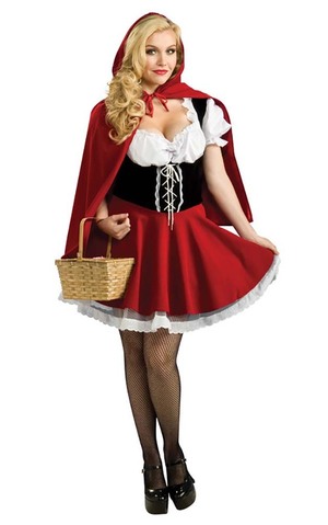 Little Red Riding Hood Plus Size Adult Costume