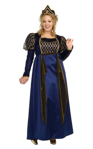 Renaissance Queen Adult Plus Costume