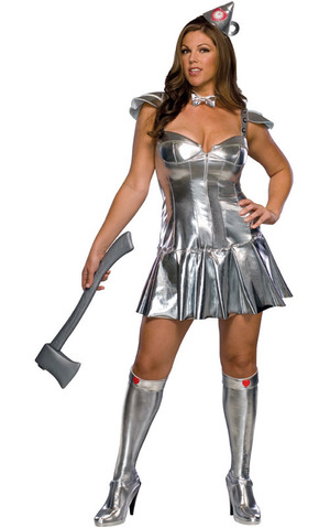 Tin Woman Adult Plus Wizard of Oz Costume