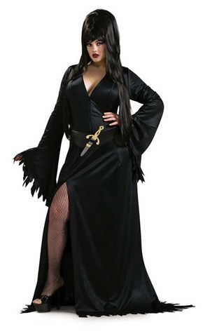 Full Figure Elvira Adult Costume