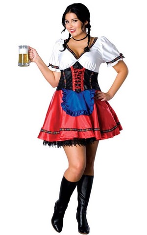 Beer Garden Girl Adult Plus Costume