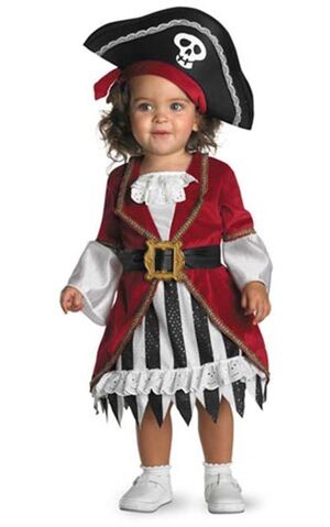 Pirate Princess Infant Toddler Costume