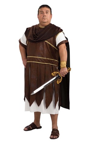 Roman Warrior Gladiator Adult Plus Costume
