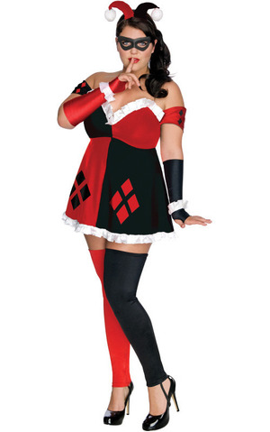 Harley Quinn Adult Plus Size Costume